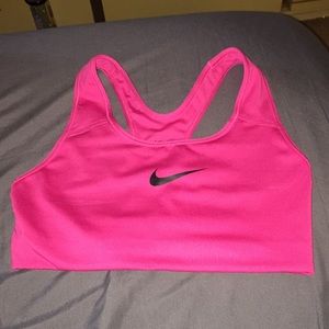 Hot pink nike sport bra